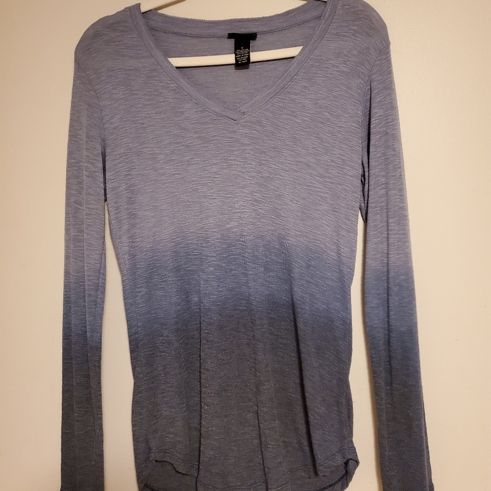 Rue 21 Ombre purple long sleeve shirt